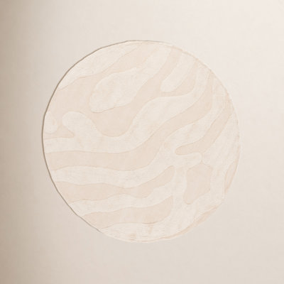 Moura Ivory Washable Hand-Woven Cotton Rug