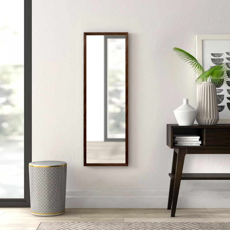 Loeffler Wall Mirror, Walnut Brown