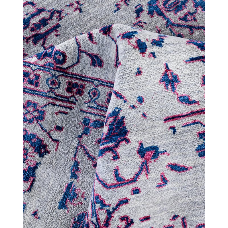 Overdyed One-of-a-Kind 9' 1" X 12' 1" Hand Knotted Area Rug