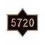 Piedmont 1-Line Lawn Address Sign-1531087095