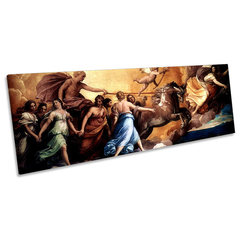 Guido Reni Aurora - Wrapped Canvas Panoramic Print, 30.48cm H x 91.44cm W