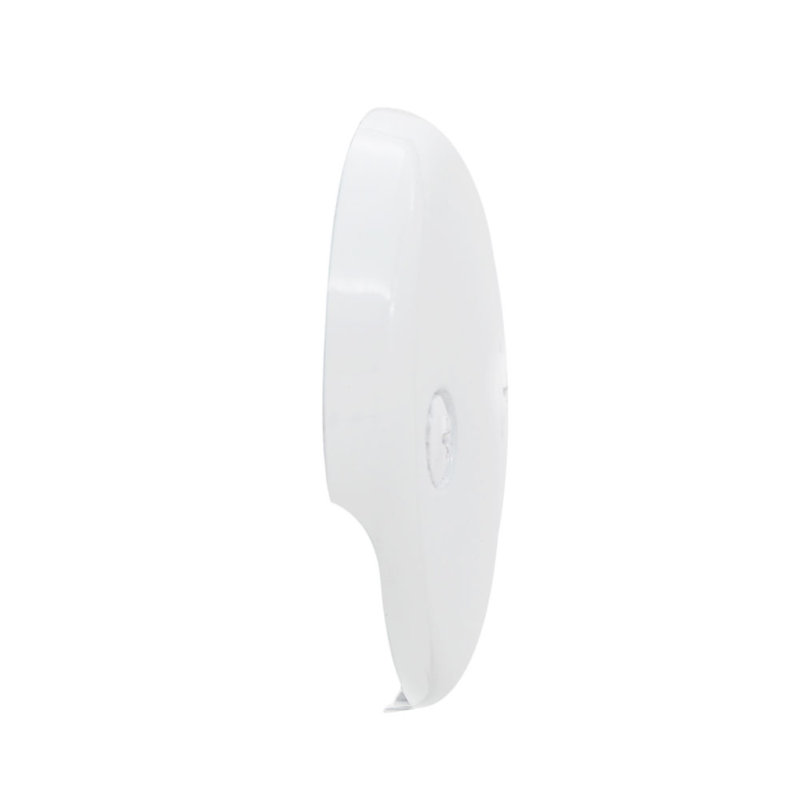 Tubular Twist and Close Bath Waste Leg Tub Drain with Overflow, Powder Coat White