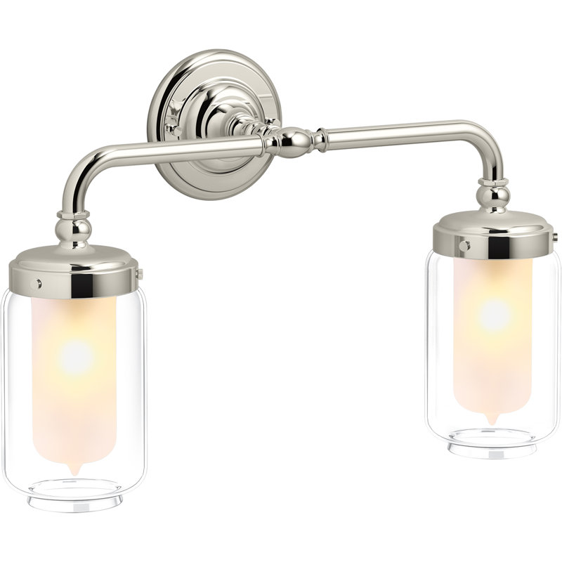 Artifacts 2 - Light Armed Sconce, Vibrant Polished Nickel