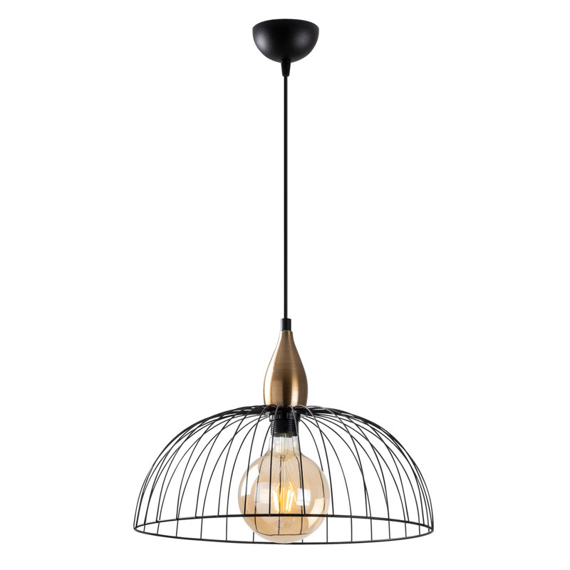 Yentis 1 - Light Black Dome Pendant