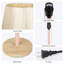 Lampe de table brune 20 po