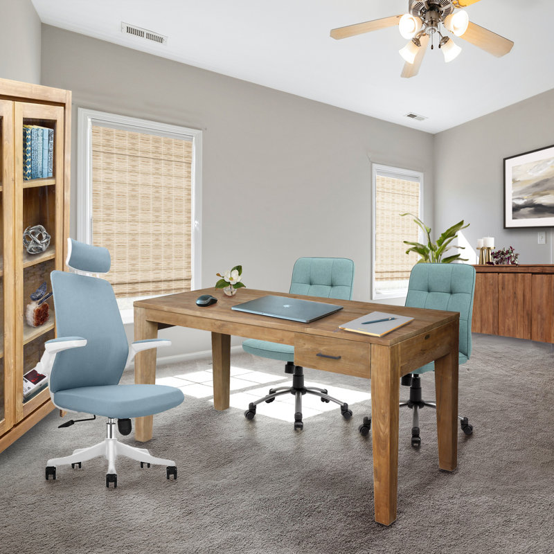 Clea Solid Wood Writing Desk