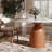 Danner Sintered Stone Top Round Pedestal Farmhouse Kitchen Dining Table-1831810480-1831810483