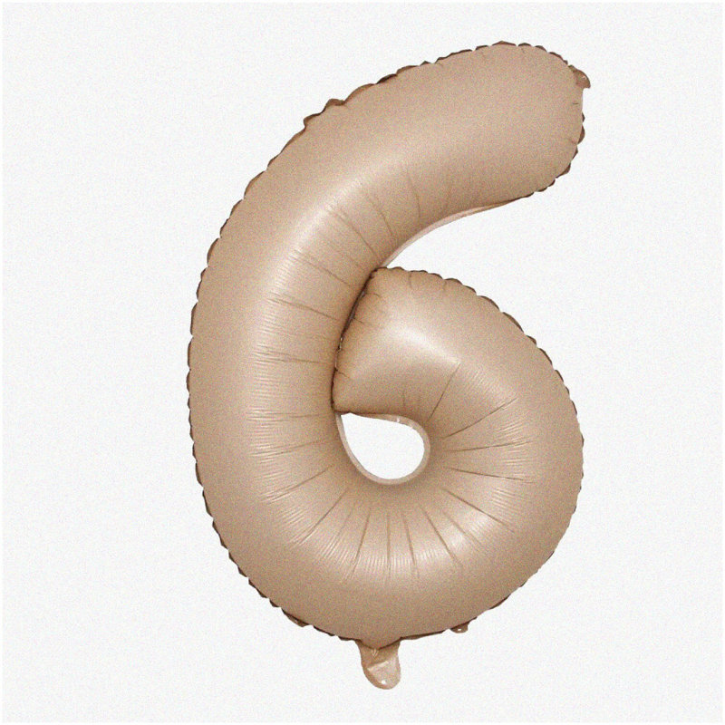 10th Celebration Jumbo Balloons 42 Inch Olive Green Number