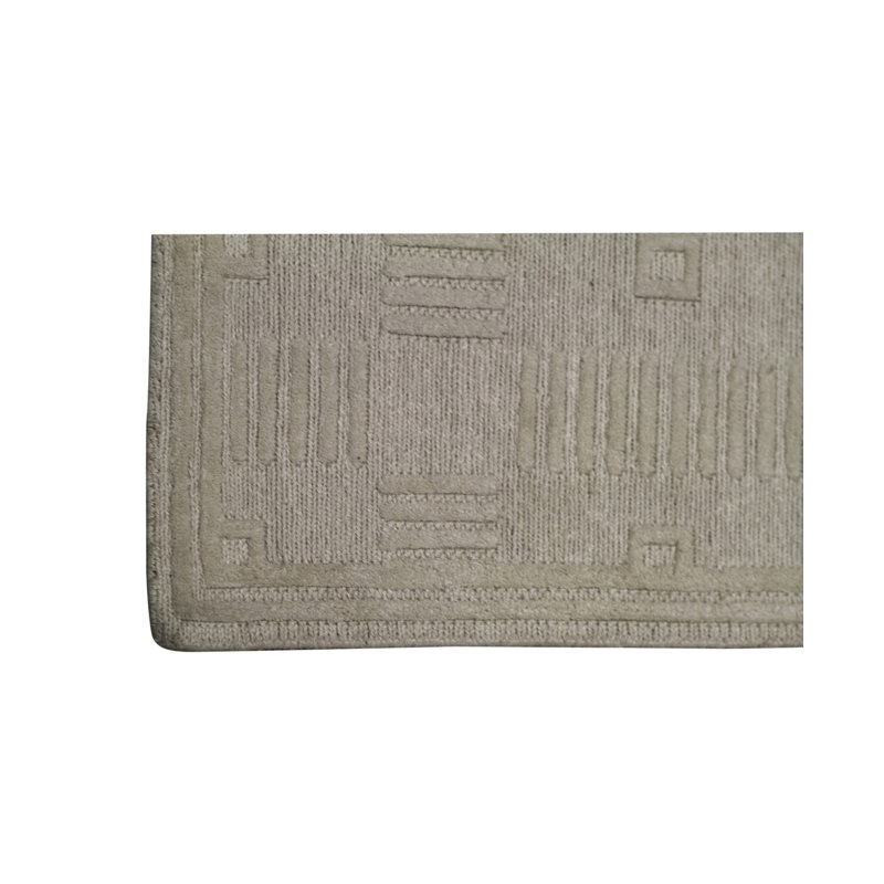 Tapis beige noué à la main de haute qualité