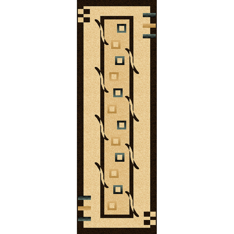 Mccampbell Performance Abstract Indoor Rug, Runner 2'2" x 7'4"