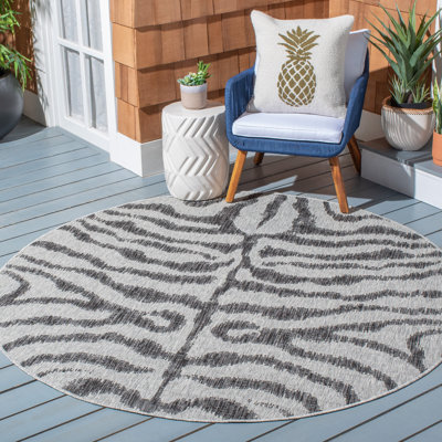 Courtyard Performance Animal Print Indoor/Outdoor Area Rug