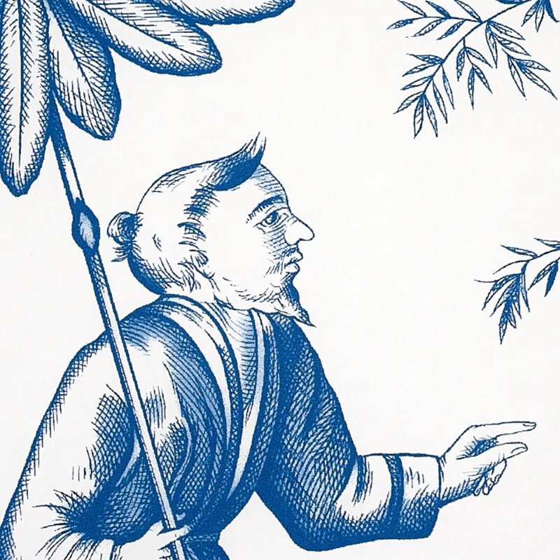 Papier peint Shengyou Toile, Bleu