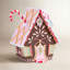 Gingerbread House Display, Brown, Fiber Pulp