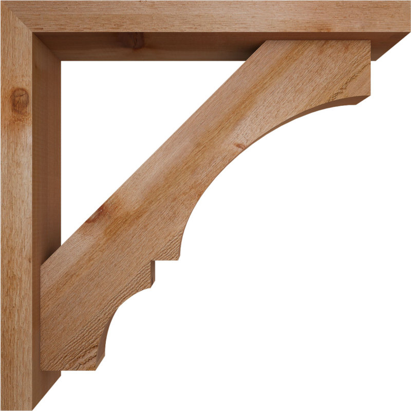 Support de bloc Balboa avec entretoise décalée, 26 x 26, Cèdre rouge occidental de l 4 po (scié brut)