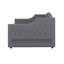 Élégant lit de jour rembourré pour les espaces confortables, lit simple TG avec deux tiroirs-1754820468