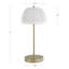 Lampe de table en métal 15 po avec abat-jour blanc-386999728