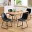 Chaise rembourrée en similicuir Ipke-1486414075