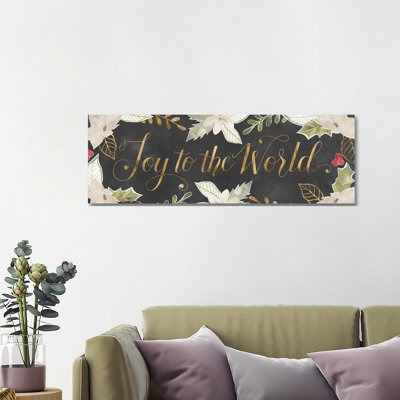 Gilded Christmas Collection D by Grace Popp - No Frame Panoramic Print on Canvas
