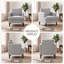 Fauteuil d'appoint rembourré de 74 cm de large avec poche de rangement latérale-709913166