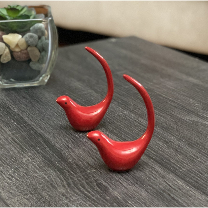 Metal Ring Holder, Red