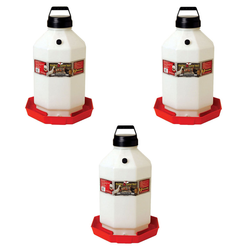 Plastic 7 gal. Waterer For Up To
