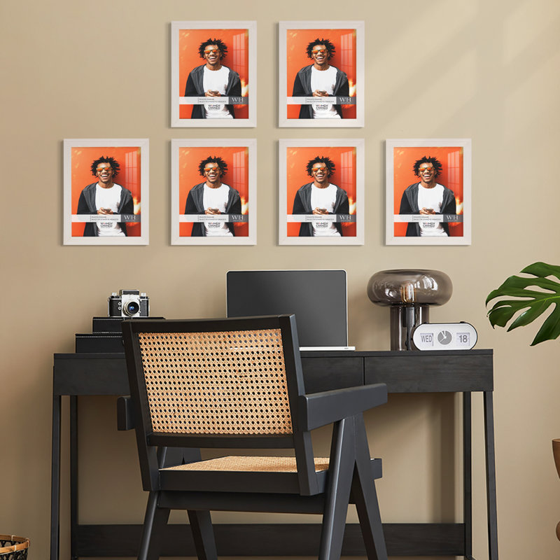 White Wood Picture Frame - Set of 6, 8" x 10"