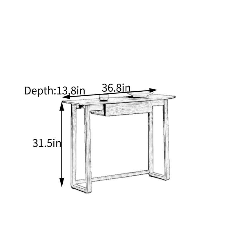 Vallejo, 31.5" H x 36.8" W x 13.8" D, Brown