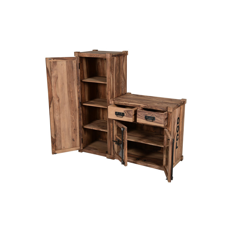 Perrinton 130cm Solid Wood Sideboard
