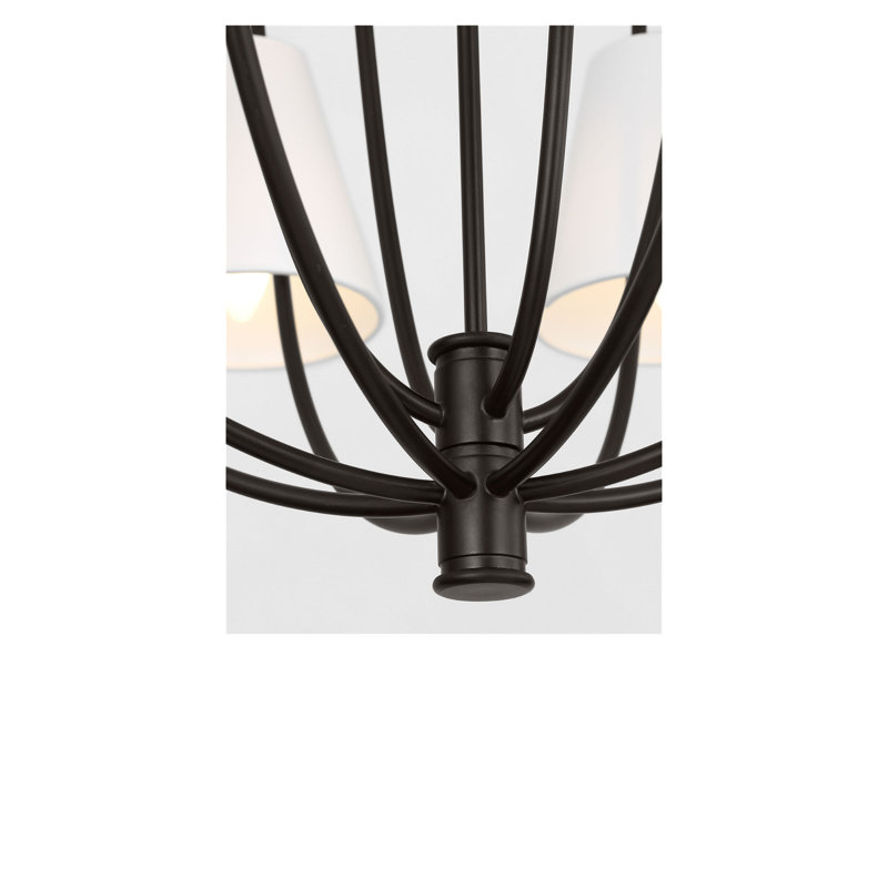 Marina Chandelier, Aged Iron, 116.63" H x 30" W  x 30" D