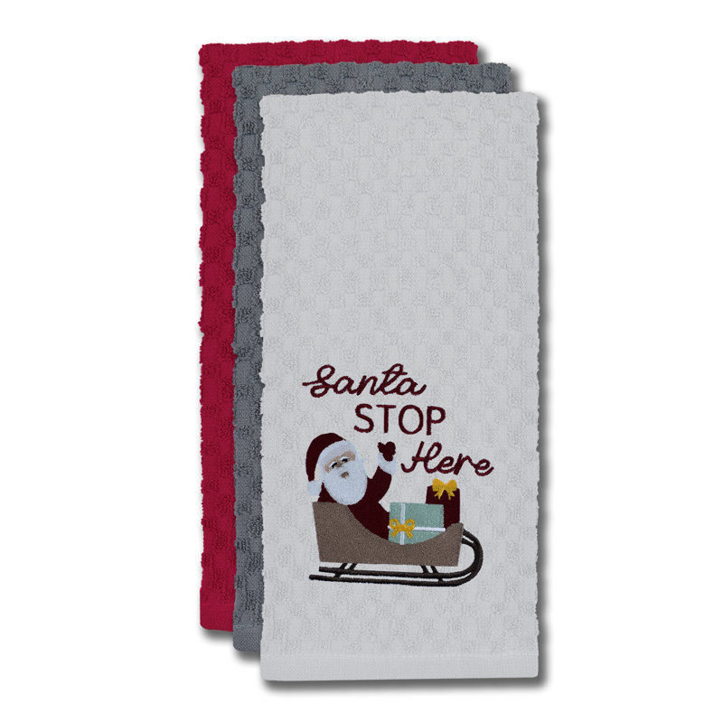 Cotton Tea Towel Kitchen Towel, White