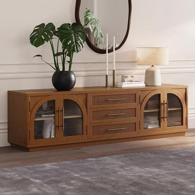 American retro Chinese style TV cabinet