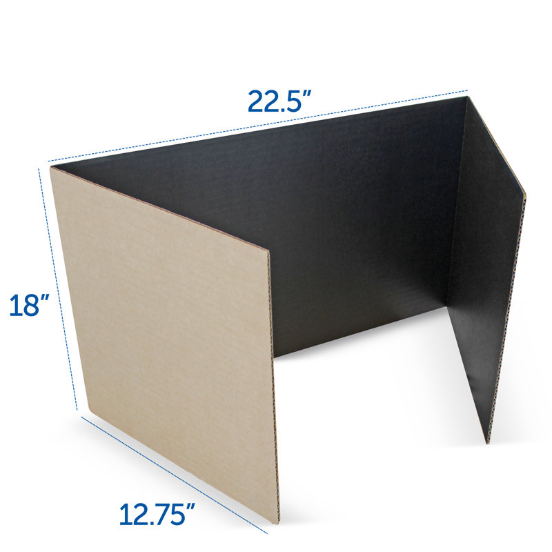 Carrelage en plastique, H 18 po x l 48 po x P 0,16 po, Noir