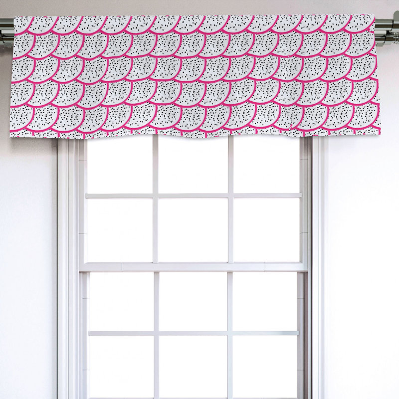 Sateen Ruffled Window Valance
