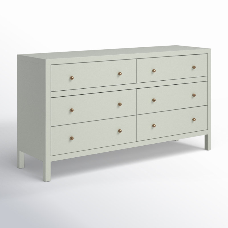 Nora 6-Drawer Dresser, Sage Green