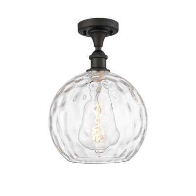 Plafonnier semi-encastré 1 lumière 8 po Cindi