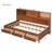 Versatile Wooden Daybed with Multiple Functionalities for Relaxation and Organization