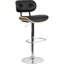 Tabouret de bar pivotant à hauteur ajustable Wooler-24417383