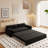 66" Queen Pull Out Sofa Bed, 3-in-1 Convertible Sleeper Sofa Multi-Functional Velvet Loveseat Bed-1870766258
