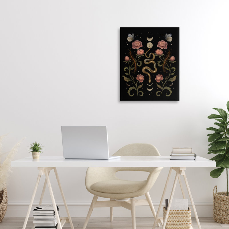 «Serpentine Garden Symmetry», conception par Episodic Dessins, H 20 po x l 16 po