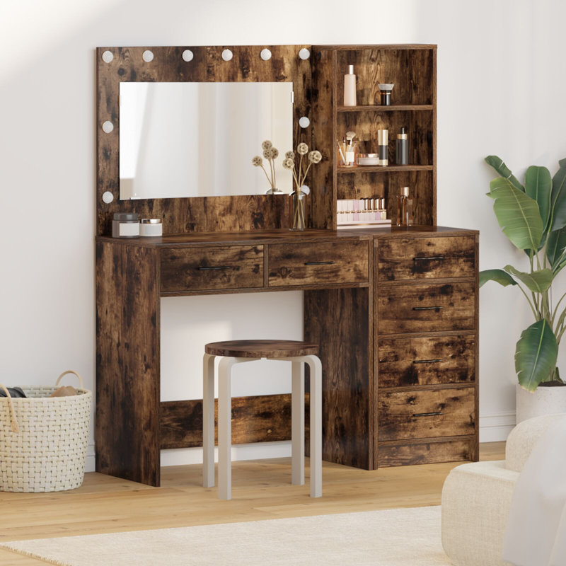 40cm Sideboard, Smoked Oak