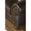 Similicuir foncé rembourré - Collection Welted - brun