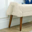 Banc de salon en tissu bouclé-108834649