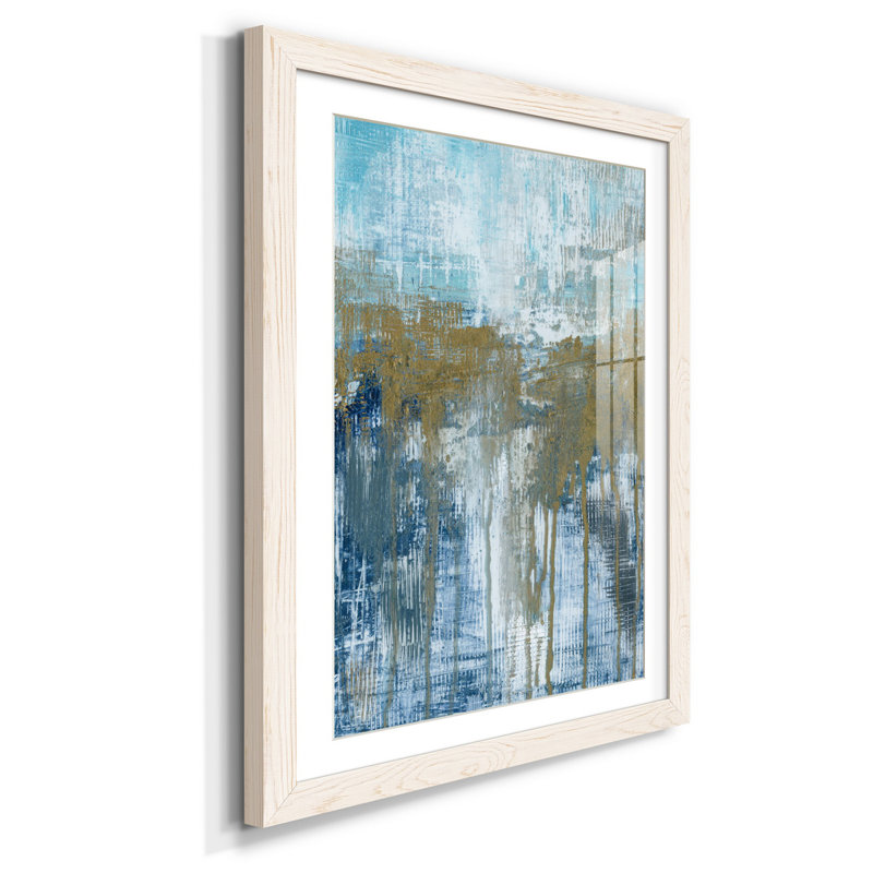 Path to Huntington Beach - reproduction d'art, H 44 po x l 31 po x P 1 po, Papier encadré blanc, Blanc