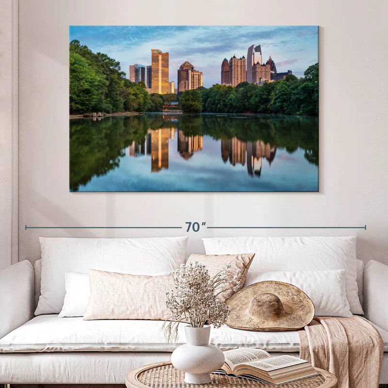 Rorry Atlanta Skyline Reflections, 34" H x 51" W