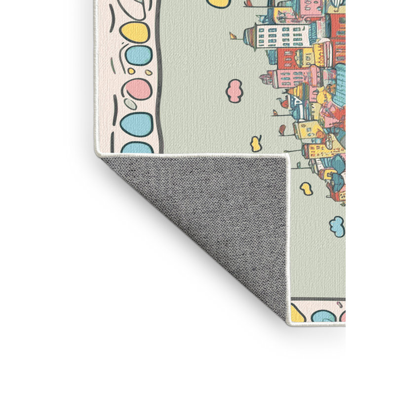 Ginza Six Washable City Scape Rug, Rectangle 8' x 12'