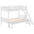 Anderson Wood Twin Over Full Bunk Bed White-131648515-131649020