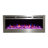 The Sideline Deluxe Stainless Steel Recessed/Wall Mount Smart Electric Fireplace-89733470