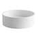 Alfi Brand 15.13'' White Matte Resin Circular Bathroom Sink