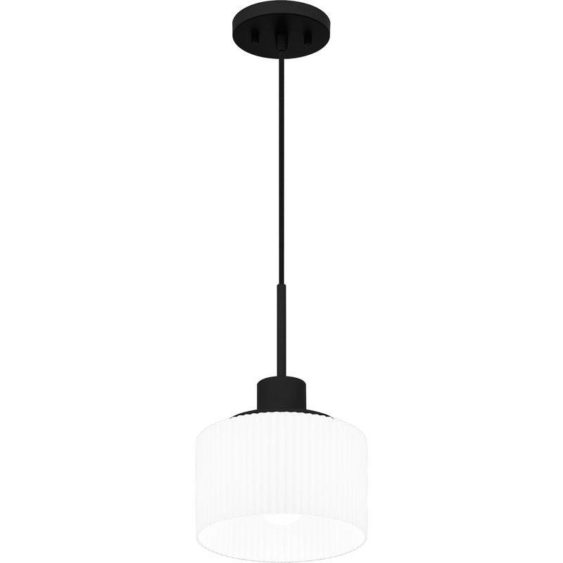 Alerk 1 - Light Single Pendant, Matte Black