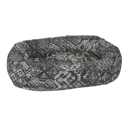 Geometric Polyester Pet Bed